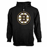 Men's Boston Bruins Old Time Hockey Big Logo with Crest Pullover Hoodie - Black,baseball caps,new era cap wholesale,wholesale hats